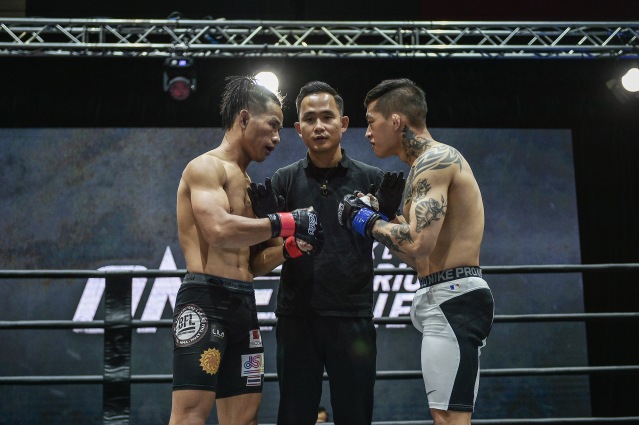 Detchadin Sornsirisuphathin, Isaac Yap, Da Woon Jung  (©ONE Championship)